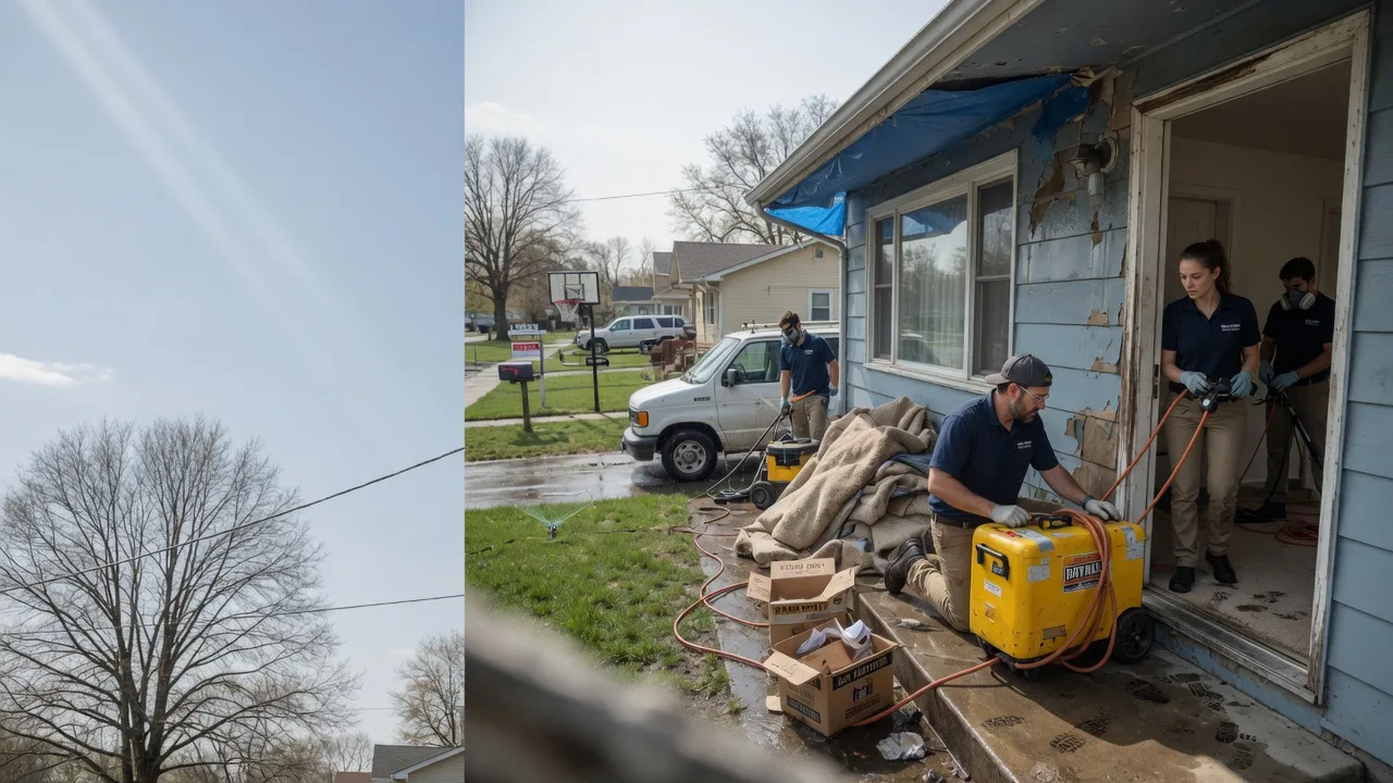 Basement Flood Cleanup in Carman, IL near me